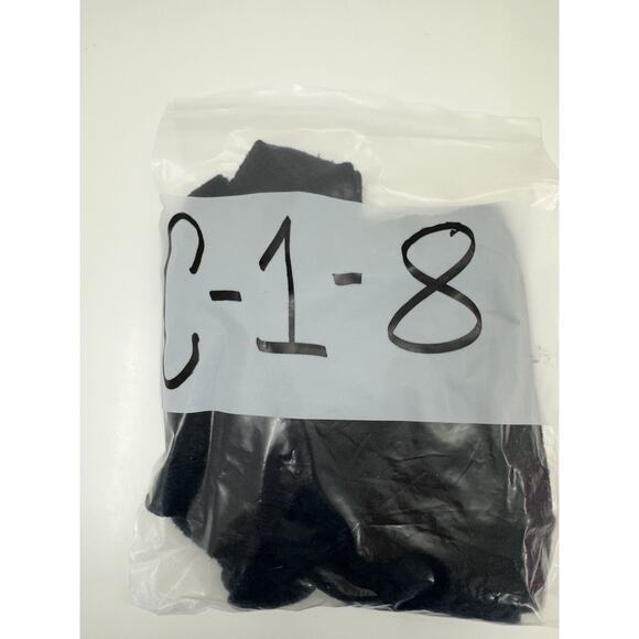 Leap Womens Cover Up Size 10 Black Open Knit Long Sleeve Side Slits Vintage - Picture 12 of 12